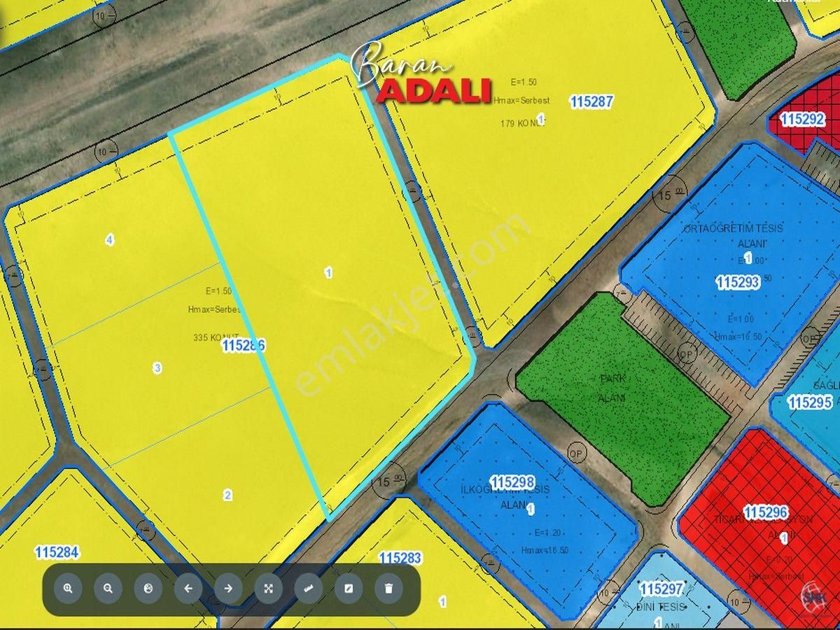 Gölbaşı Karagedik Aydın Satılık Konut İmarlı Karagedik Projede 170 M2 Genişliğinde 5 Konutluk İmarlı Arsa!