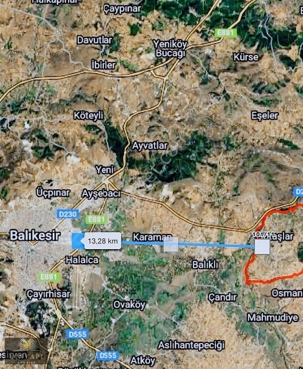 Kepsut Hotaşlar Satılık Konut İmarlı Balıkesir Merkeze 13 Km İmarlı Kaçırılmıycak Yatırım !!!