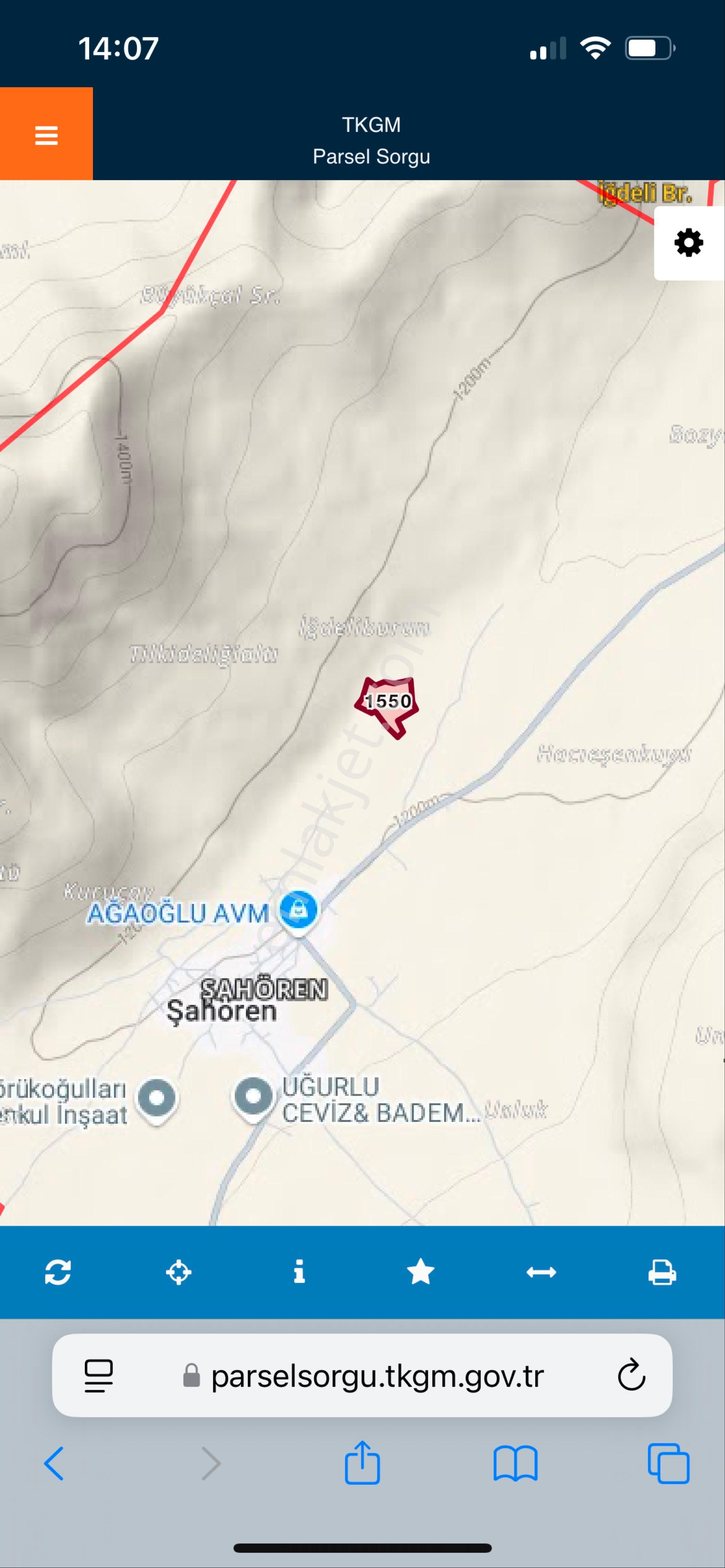 Kadınhanı Şahören Satılık Tarla Şahörende 30.500 M2 Satılık Tarla