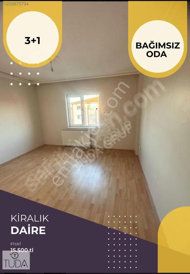 Sincan 29 Ekim Kiralık Daire Tuda Gayrimenkul İlksan Toki 3+1 Kiralık Daire Bağımsız Oda