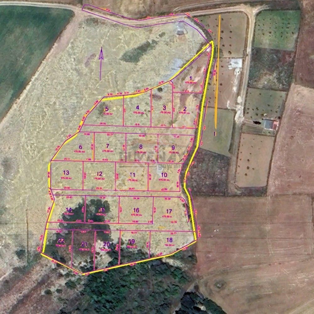 Çorum Merkez Büğet Köyü Satılık Bağ & Bahçe Güvenay - Çorum Baraj Manzaralı Merkezde 475 M² Bahçeler