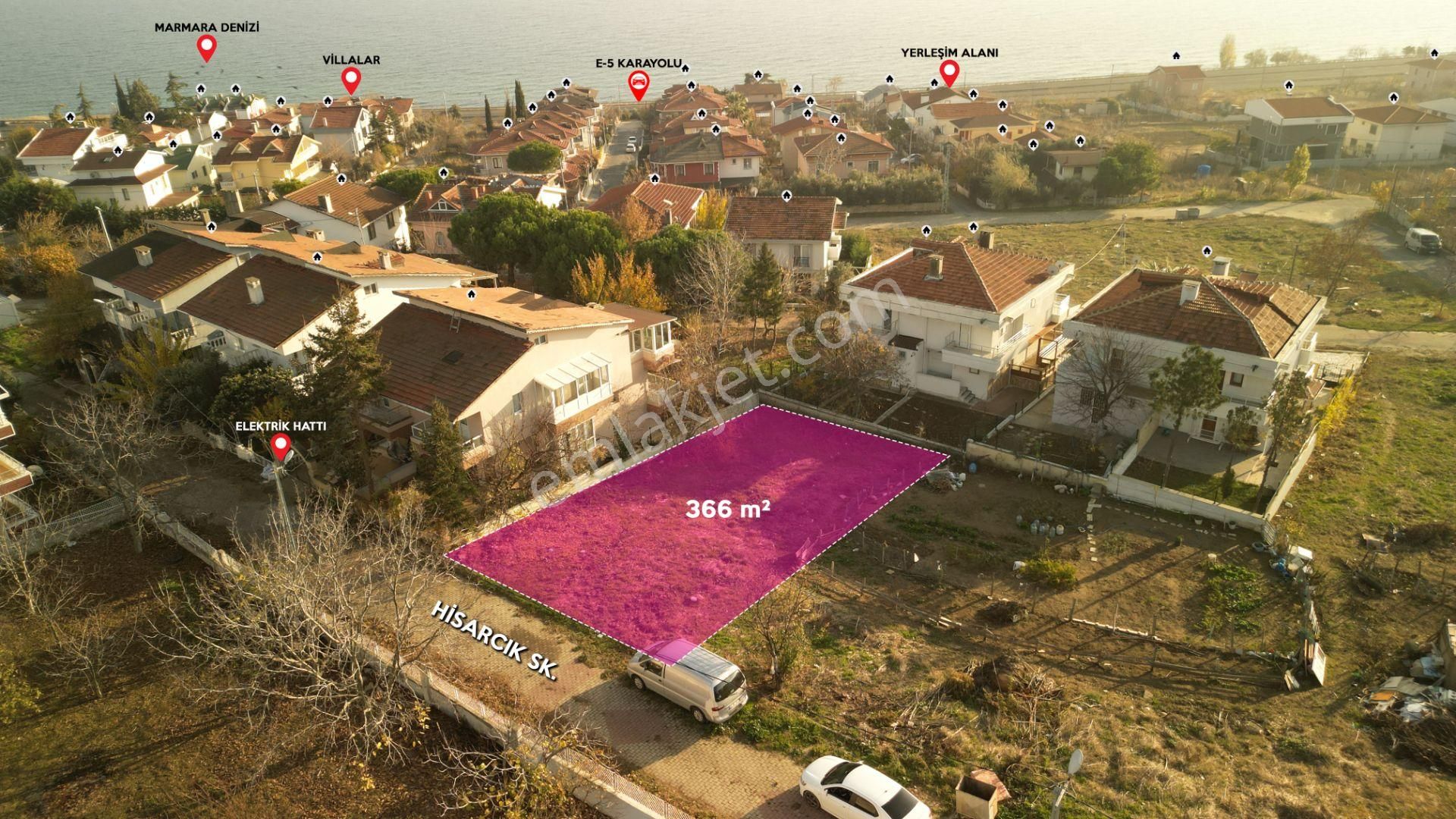 Silivri Gümüşyaka Satılık Konut İmarlı Gümüşyaka'da 366 M² Denize Sıfır %75 Yapı İzinli/imarlı Arsa