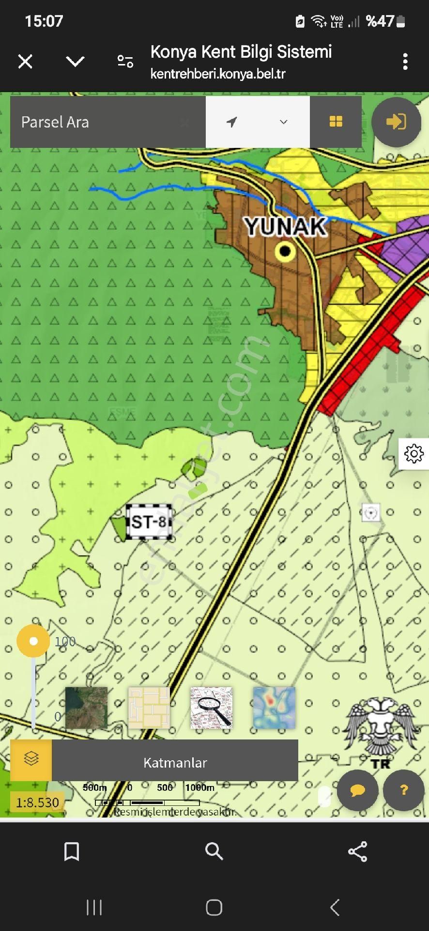 Yunak Fatih Satılık Tarla Melsa Başodadan Yunak Da Satılık Müstakil 17.000m2 Sanayi İmarı Dibinde Yatırımlık Fırsat Tarla