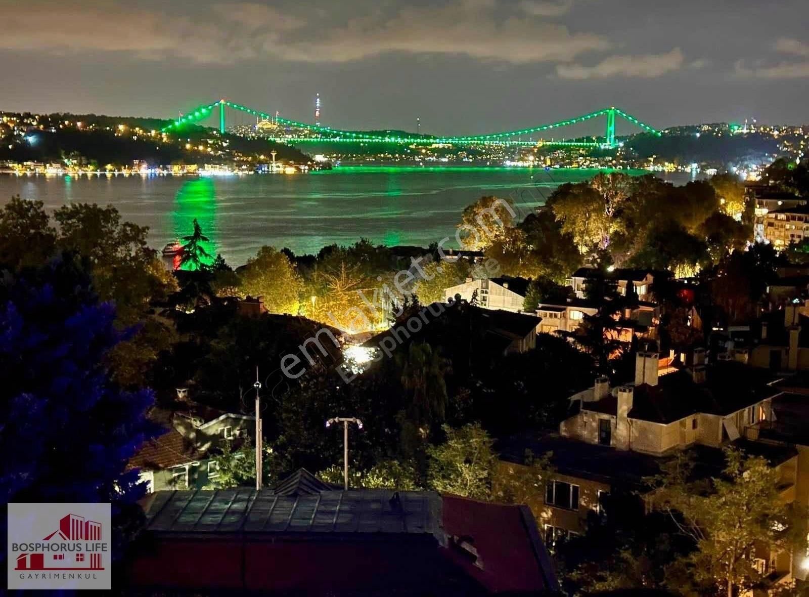 Sarıyer Yeniköy Satılık Daire Yeniköyde Panoramik Boğaz Manzaralı Teraslı Özel Mülk