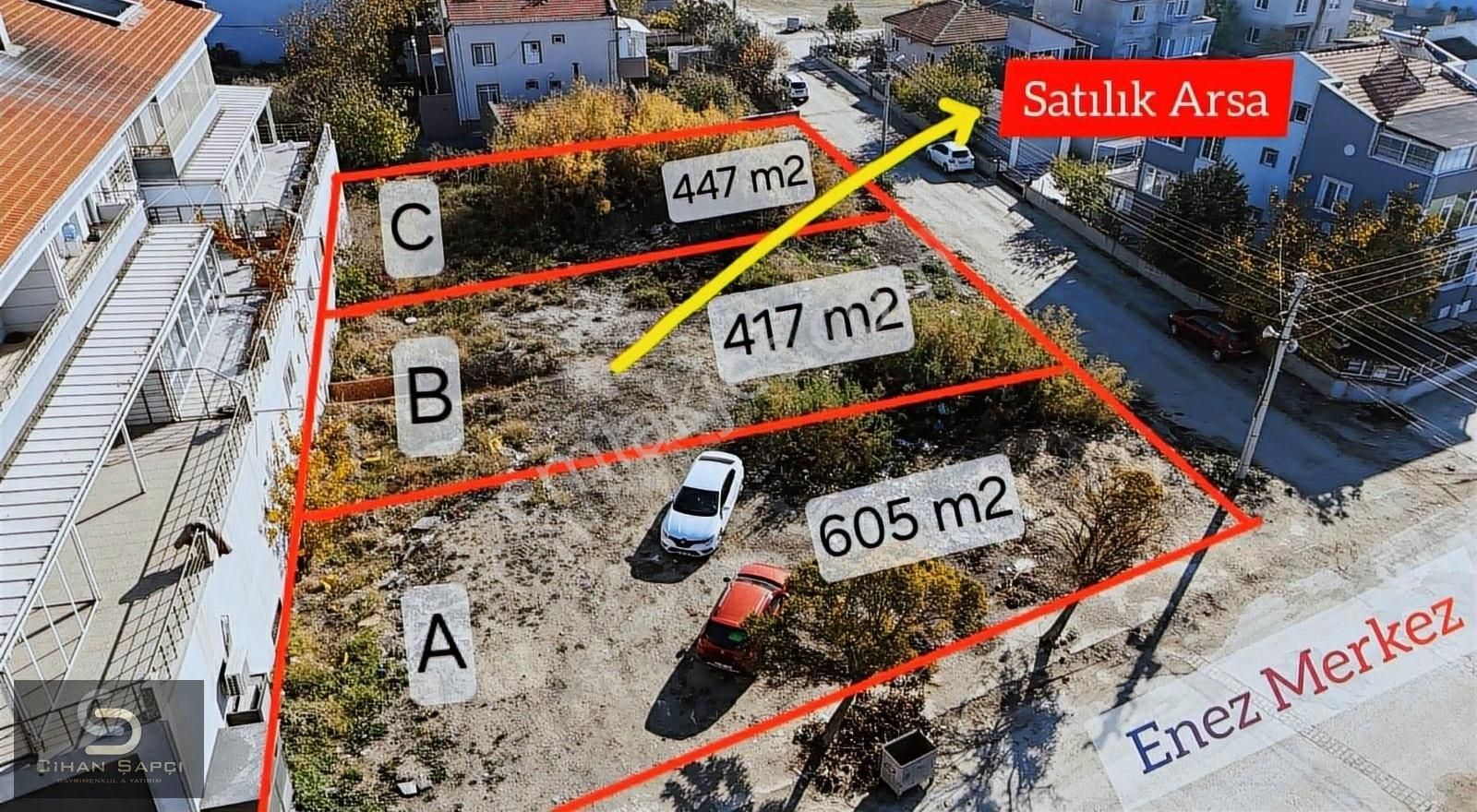 Enez Gaziömerbey Satılık Konut İmarlı Cihan Şapçı G&y;enez'in Kalbinde Harika Bir Konumda Arsa..!