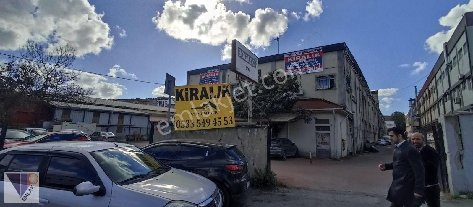 Gaziosmanpaşa Barbaros Hayrettinpaşa Kiralık Atölye 1000+1000+1000 Toplam 3 Kat 3000 M2 Atölye Depo