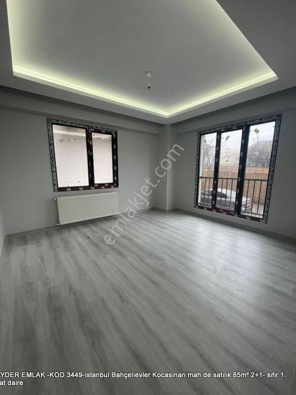 Bahçelievler Kocasinan Merkez Satılık Daire İstanbul Bahçelievler Kocasinan Mah De Satılık 85m² 2+1- Sıfır 1.kat Daire