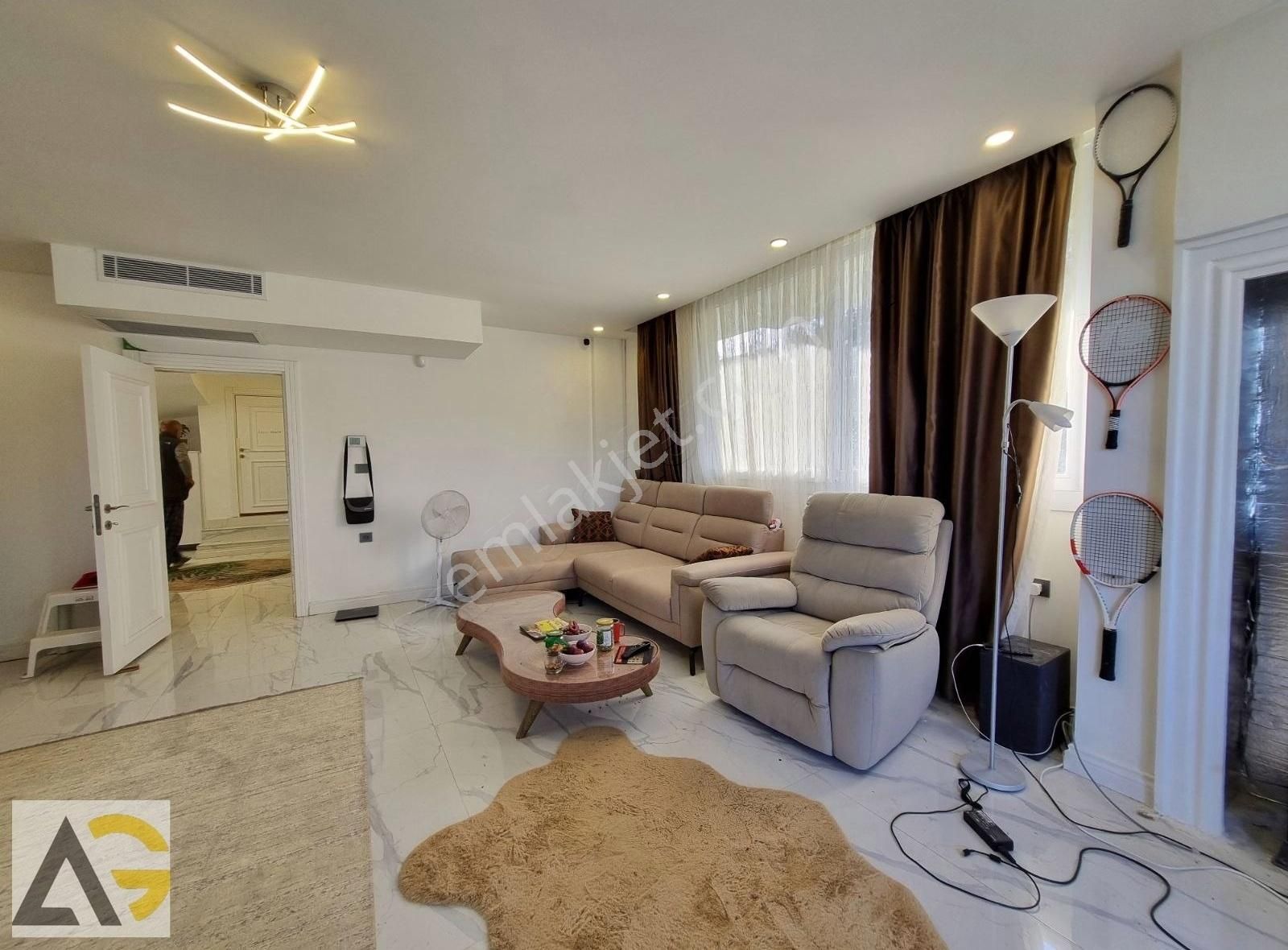 Auradan Soğucakta Eşyalı Satılık 5+1 Villa (havuz, Tenis Kortu) - Görsel 5