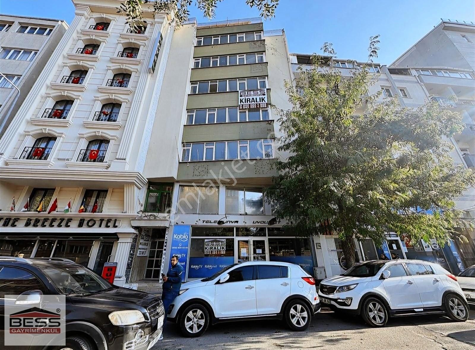 Eskişehir Odunpazarı Kiralık Bina Bess'den Şehir Merkezinde Komple Kiralık Bina ( İşyeri + Ofis )