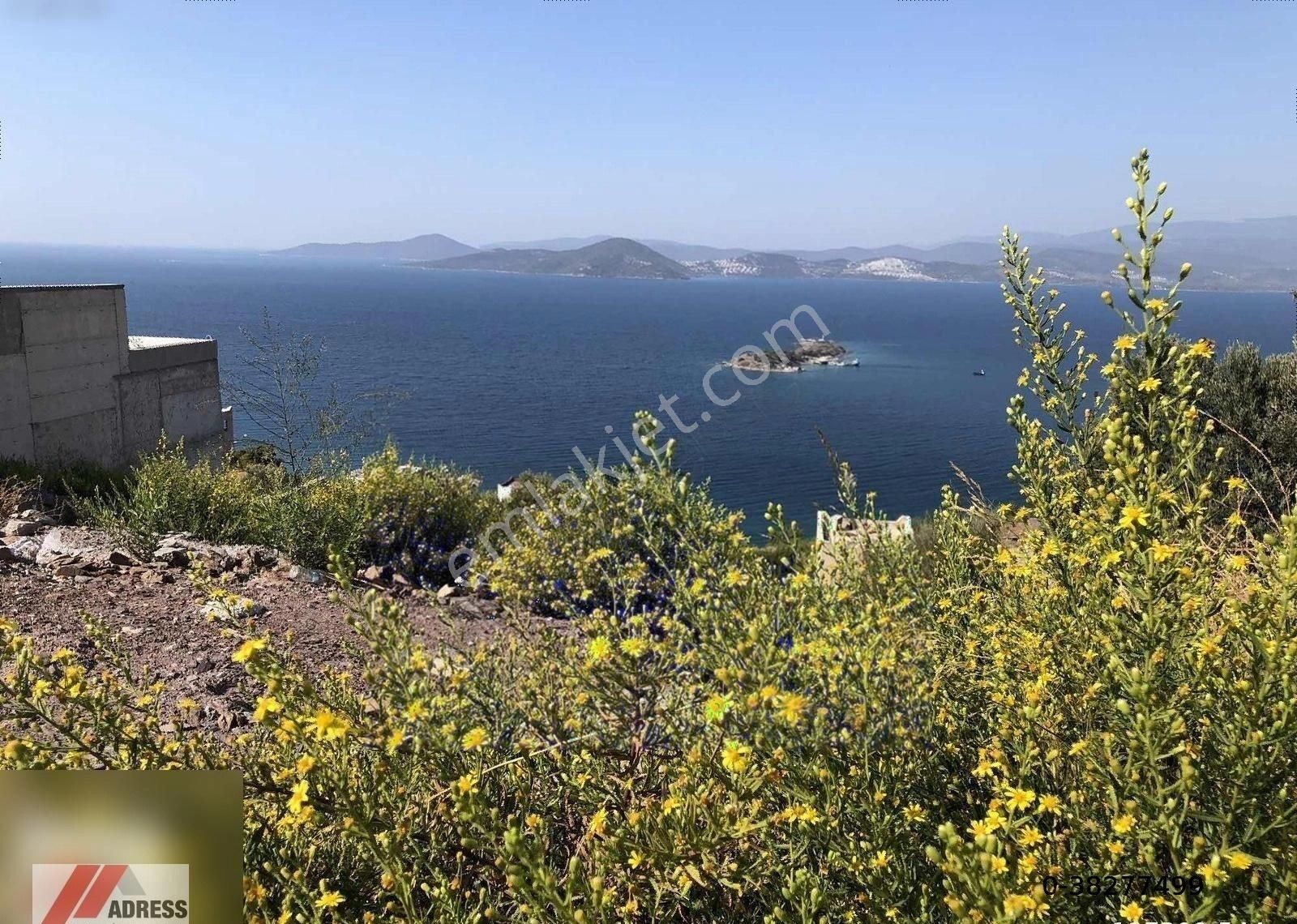 Muğla Milas Boğaziçi Full Deniz Manzara Satılık Arsa - Görsel 3