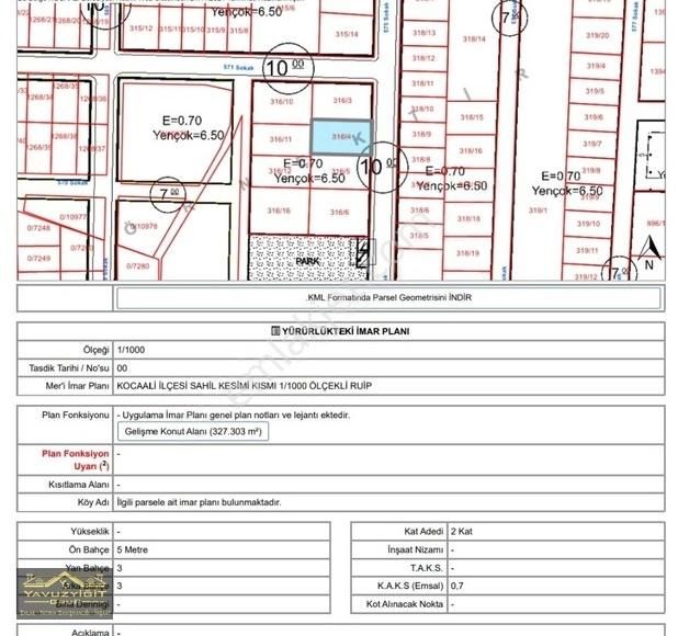 Karasu Yalı Satılık Tarla Deniz Kenarında 327 M2 Arsa (3 Villalık)