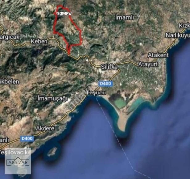 Silifke Bayındır Satılık Tarla Mersin Silifke Bayındır Da Denize 20 Km 1.175 M2 Arazi