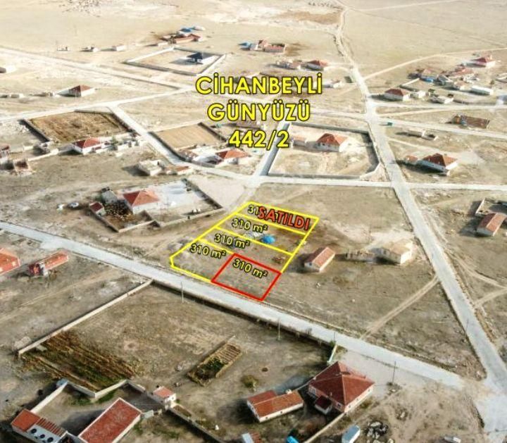 Cihanbeyli Günyüzü Satılık Konut İmarlı Konya İli Cihanbeyli İlçesi Günyüzü Mah.de Arsa