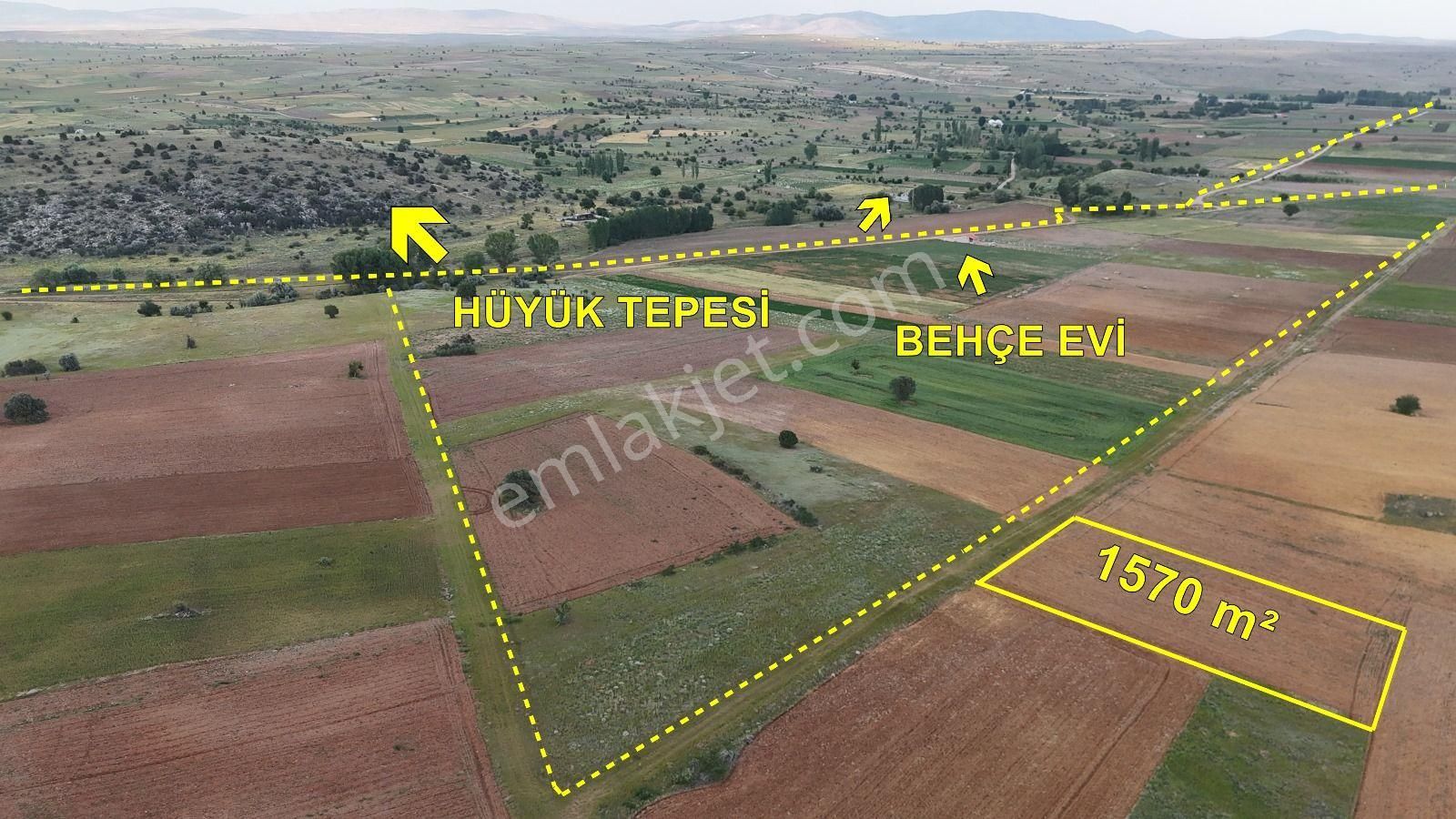 Akören Tülce Satılık Tarla Yatırımlık Akören Tülce'de 1.570 M2 Müstakil Tapu Tarla