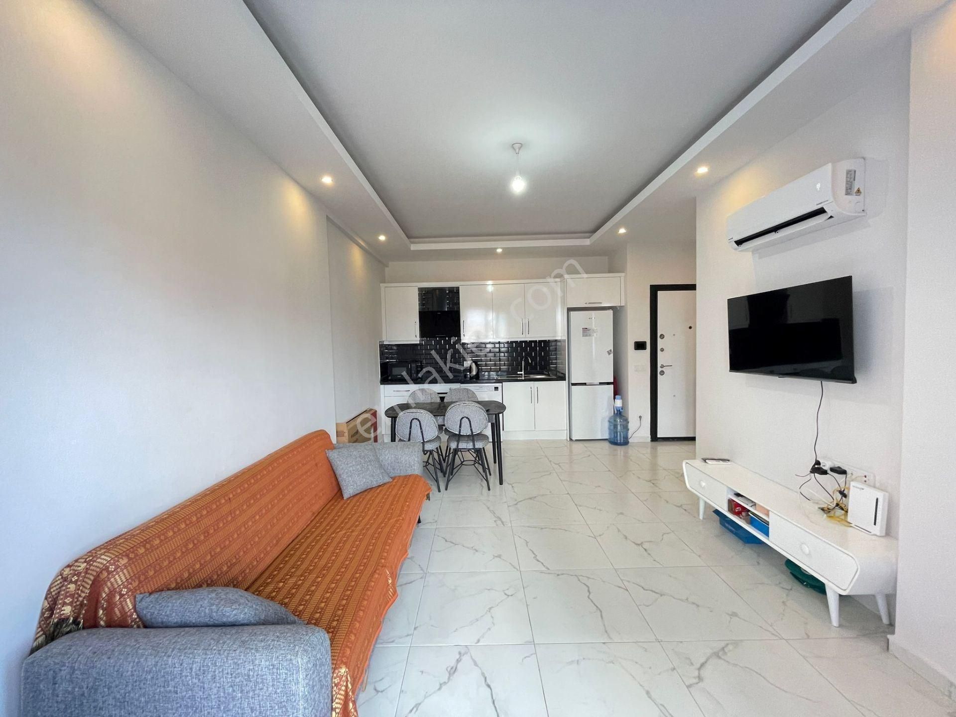 Alanya Oba Satılık Daire Apartment 1+1 Oba Furniture 1.9km Beach Next To School