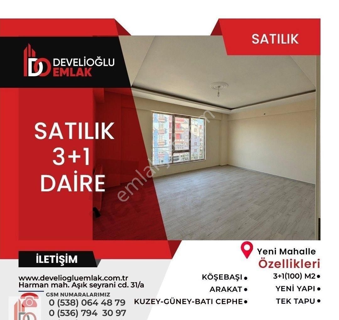 Develi Yeni Satılık Daire Develioğlu Emlak--yeni Mahalle 3+1 Satılık Daireler