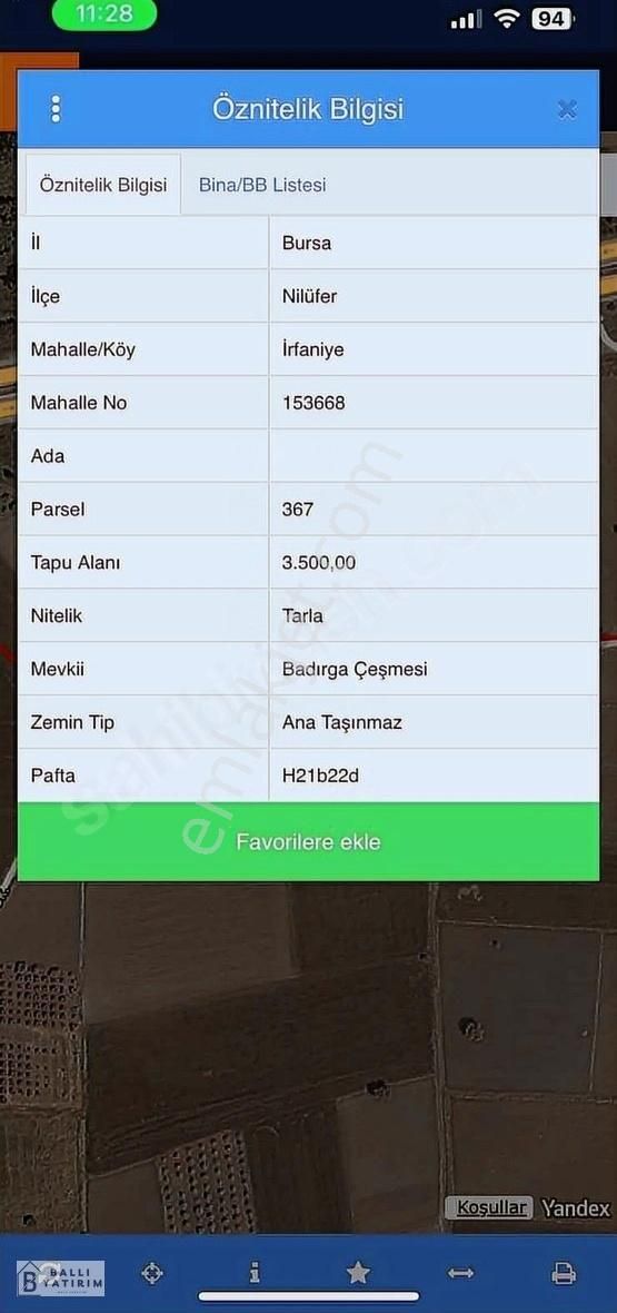 Ballı'dan İrfaniye'de Çift Yola Cepheli Satılık Fırsat Tarla - Görsel 6