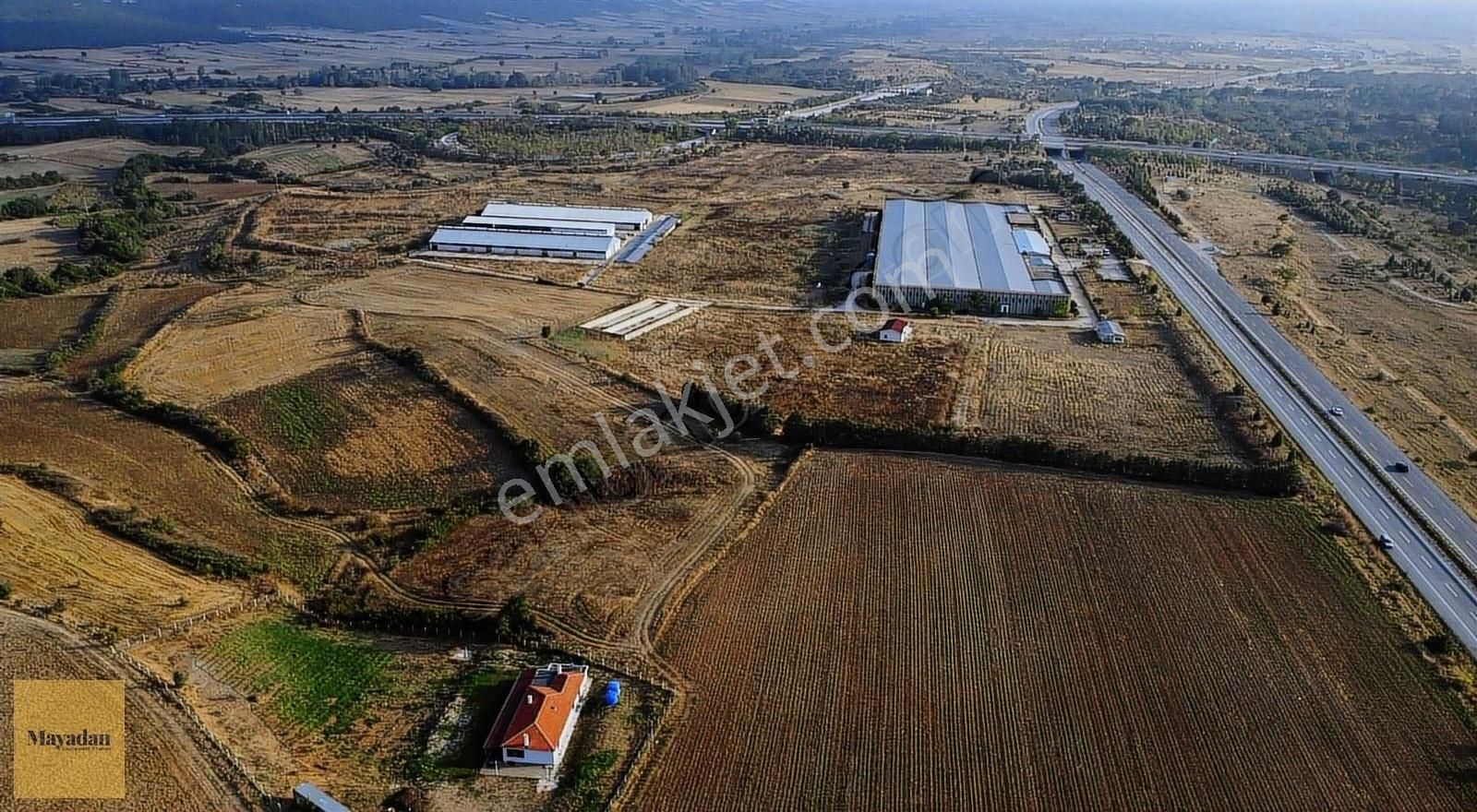 Babaeski Taşağıl Köyü Satılık Tarla Mayadan Babaeski Gişelerin Hemen Yanında 18 Dönüm Satılık Arazi