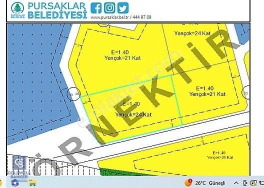 Pursaklar Saray Fatih Satılık Ticari İmarlı Tek Tapu Köşe Parsel Konut+ticari 1.40 Emsal Satılık Fırsat Arsa