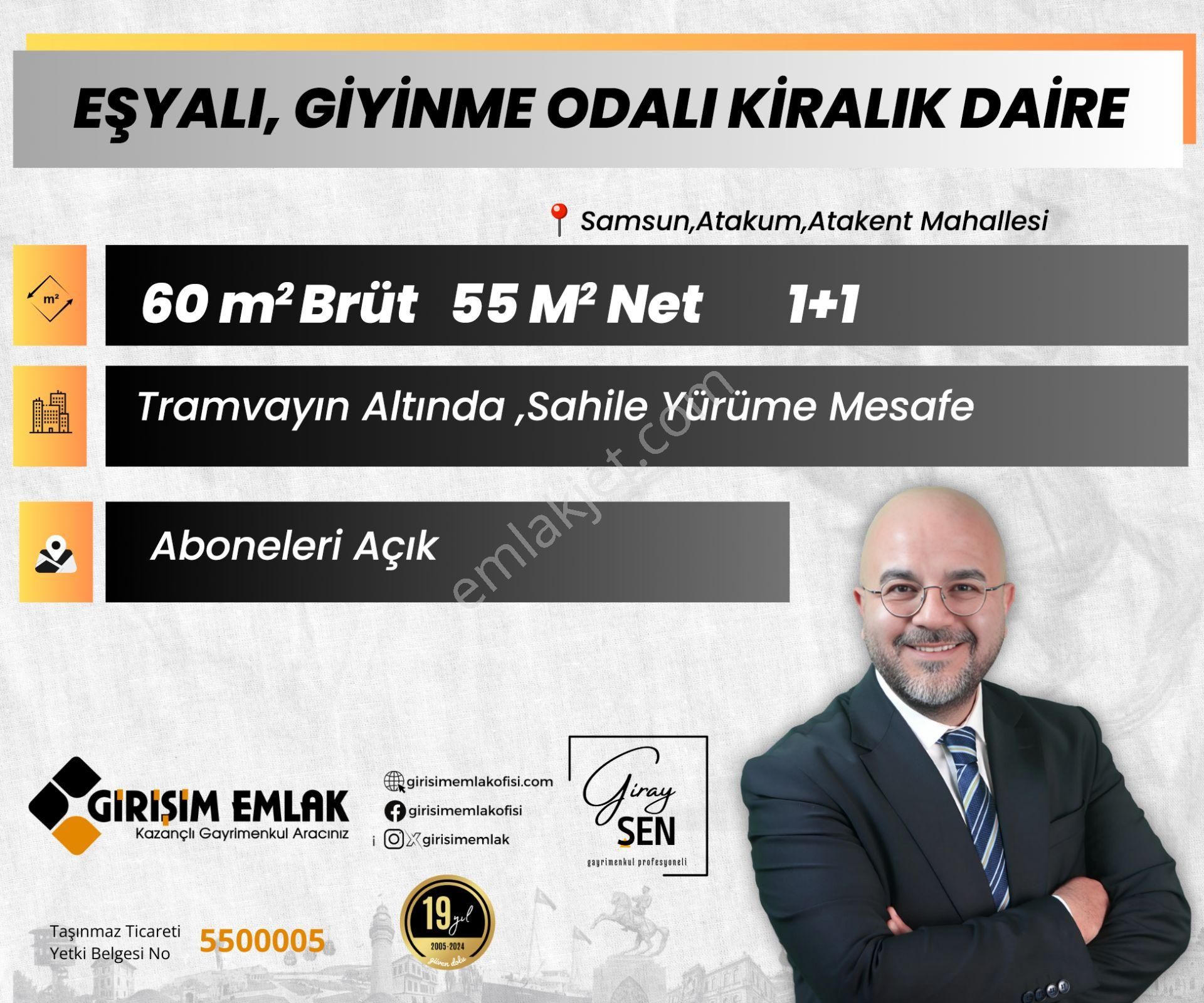 Atakum İstiklal Satılık Daire Kapanmaz Manzaralı Sıfır Yapılı Site İçi 3+1 Daire