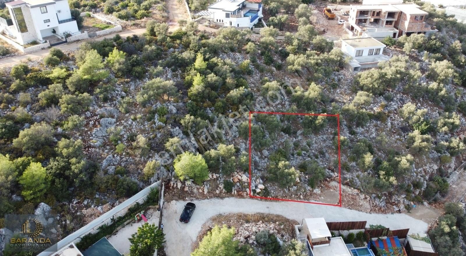 Kaş Gelemiş Satılık Tarla Kaş Patara'da 301 M² Satılık Müstakil Tapu Villa Arsası