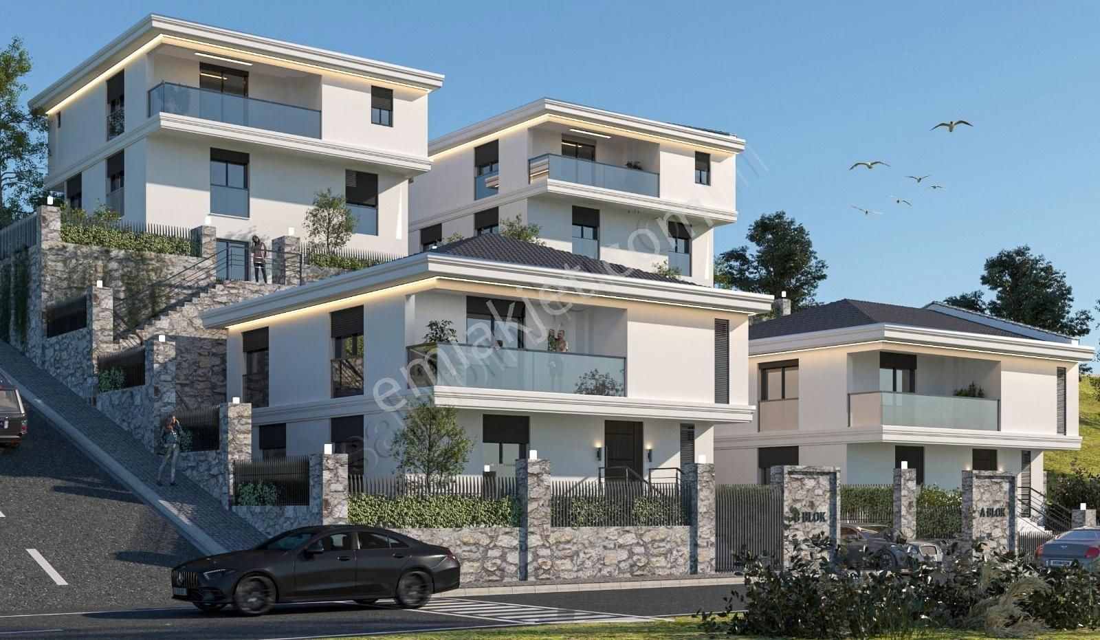 Pamukkale Zeytinköy Satılık Bina Bagbaşında Şehir Manzaralı 4+1 Kapalı Otaparklı Villa