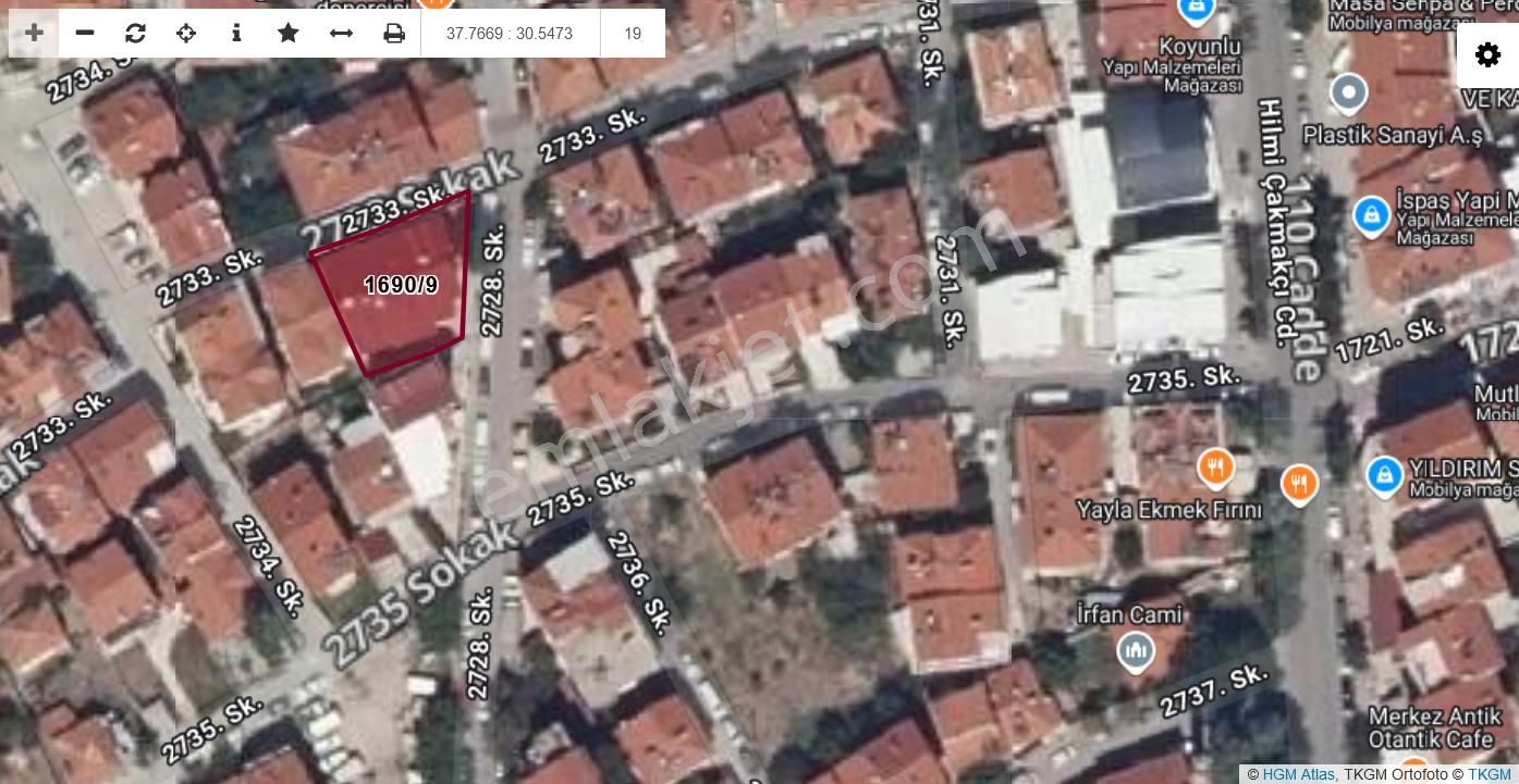 Isparta Merkez Bağlar Satılık Daire Bağlar Mh. Yatırımlık Eşyalı 2 Adet 2+1 Apart