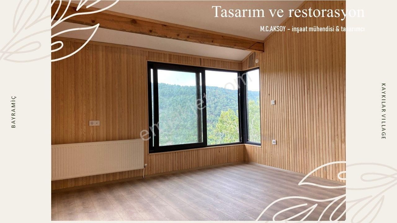 Çanakkale Bayramiç Kaykılar Köyü 513 M2 Bahçeli Müstakil Taş Ev - Görsel 25