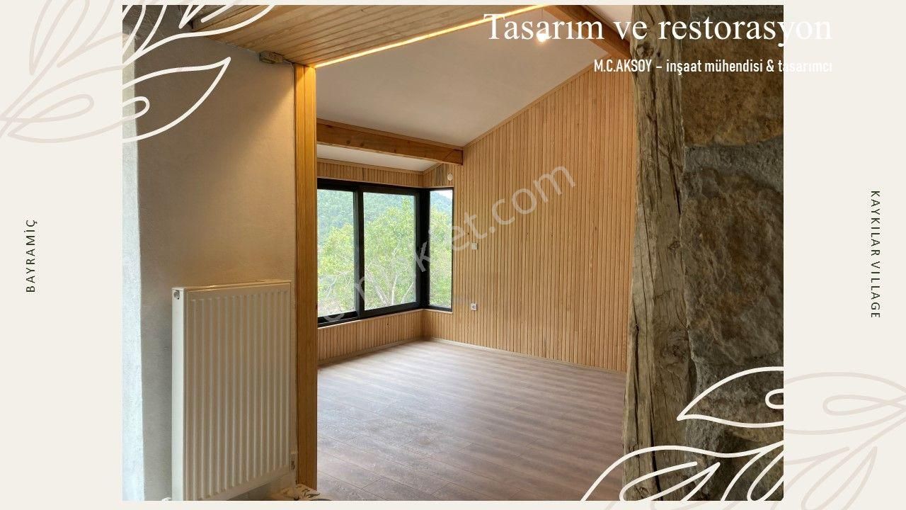 Çanakkale Bayramiç Kaykılar Köyü 513 M2 Bahçeli Müstakil Taş Ev - Görsel 26