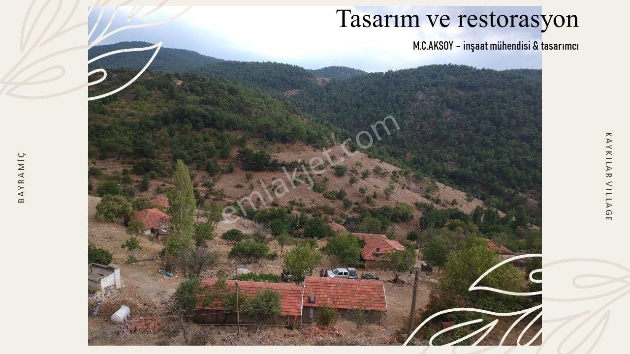 Çanakkale Bayramiç Kaykılar Köyü 513 M2 Bahçeli Müstakil Taş Ev - Görsel 23