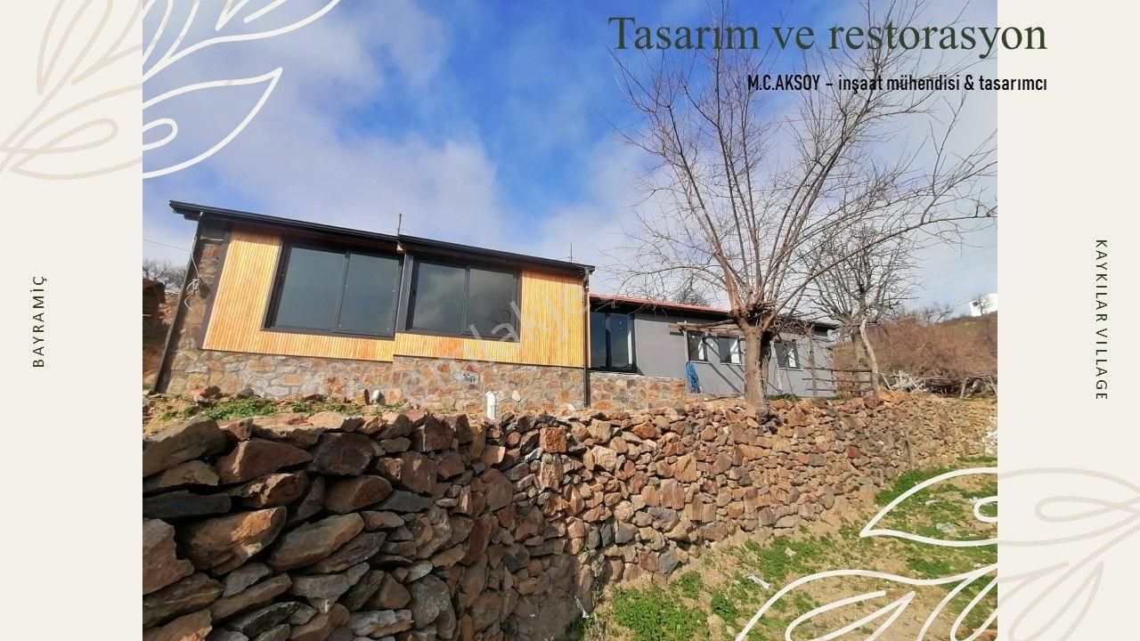 Çanakkale Bayramiç Kaykılar Köyü 513 M2 Bahçeli Müstakil Taş Ev - Görsel 21