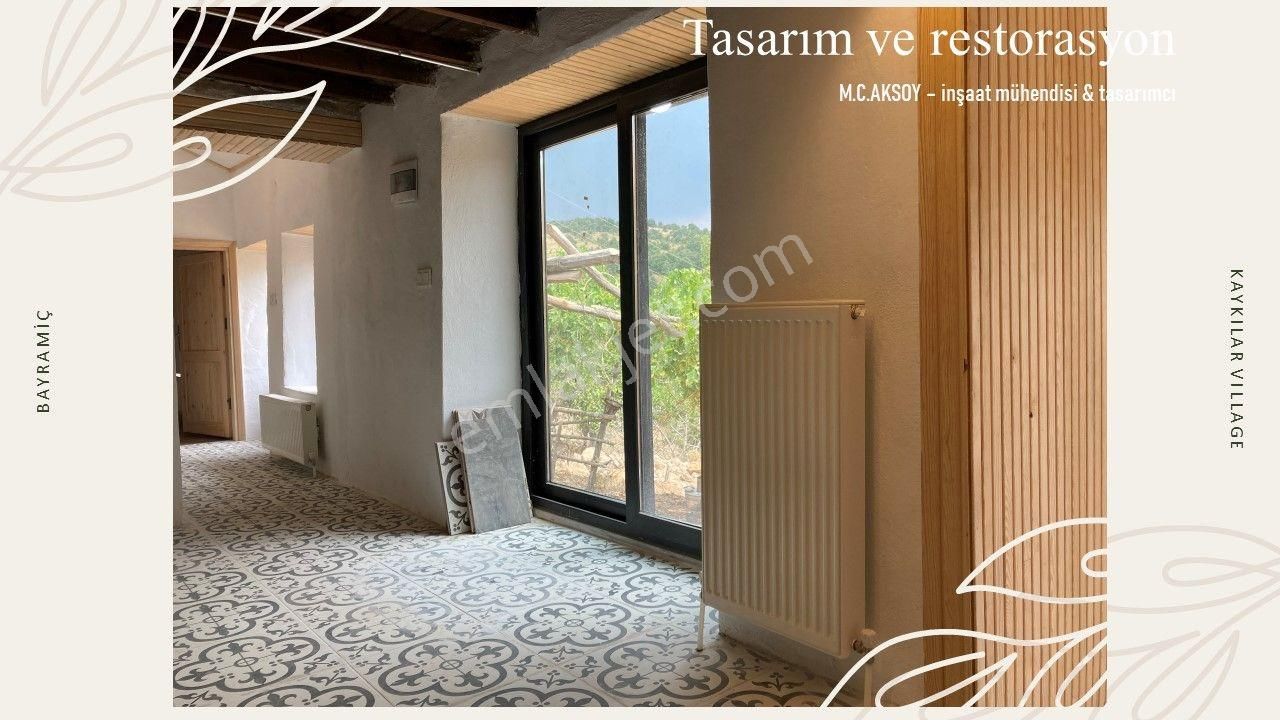 Çanakkale Bayramiç Kaykılar Köyü 513 M2 Bahçeli Müstakil Taş Ev - Görsel 31