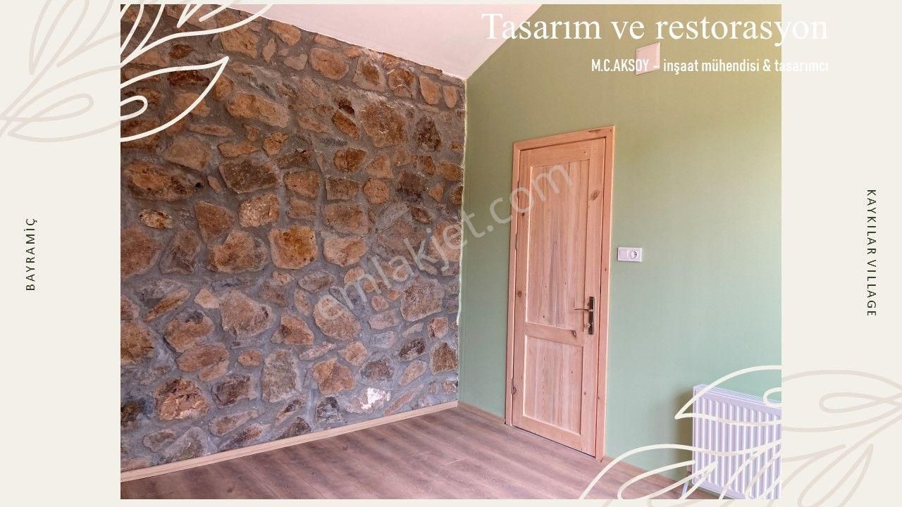 Çanakkale Bayramiç Kaykılar Köyü 513 M2 Bahçeli Müstakil Taş Ev - Görsel 29