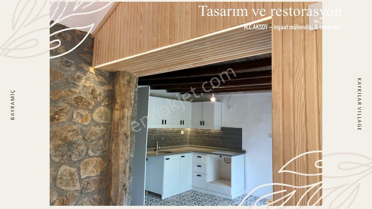 Çanakkale Bayramiç Kaykılar Köyü 513 M2 Bahçeli Müstakil Taş Ev - Görsel 28