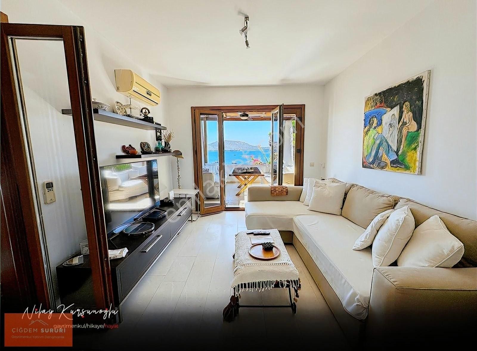 Bodrum Bitez Satılık Villa Bodrum Bitez Aktur'da Panaromik Deniz Manzaralı Villa