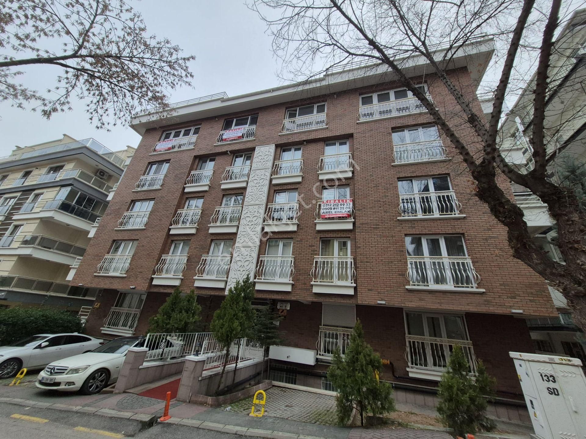 Çankaya Maltepe Kiralık Daire Arel'den Maltepe Ş.bahadır Demir'de 7 Yıllık Bina'da Ön Cephe 2 Kat 3+1