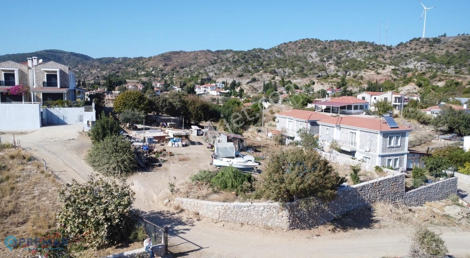 Datça Kızlan Satılık Konut İmarlı Premar Datça Kızlan Mahallesi 1194m2 Deniz Manzaralı İmarlı Arsa