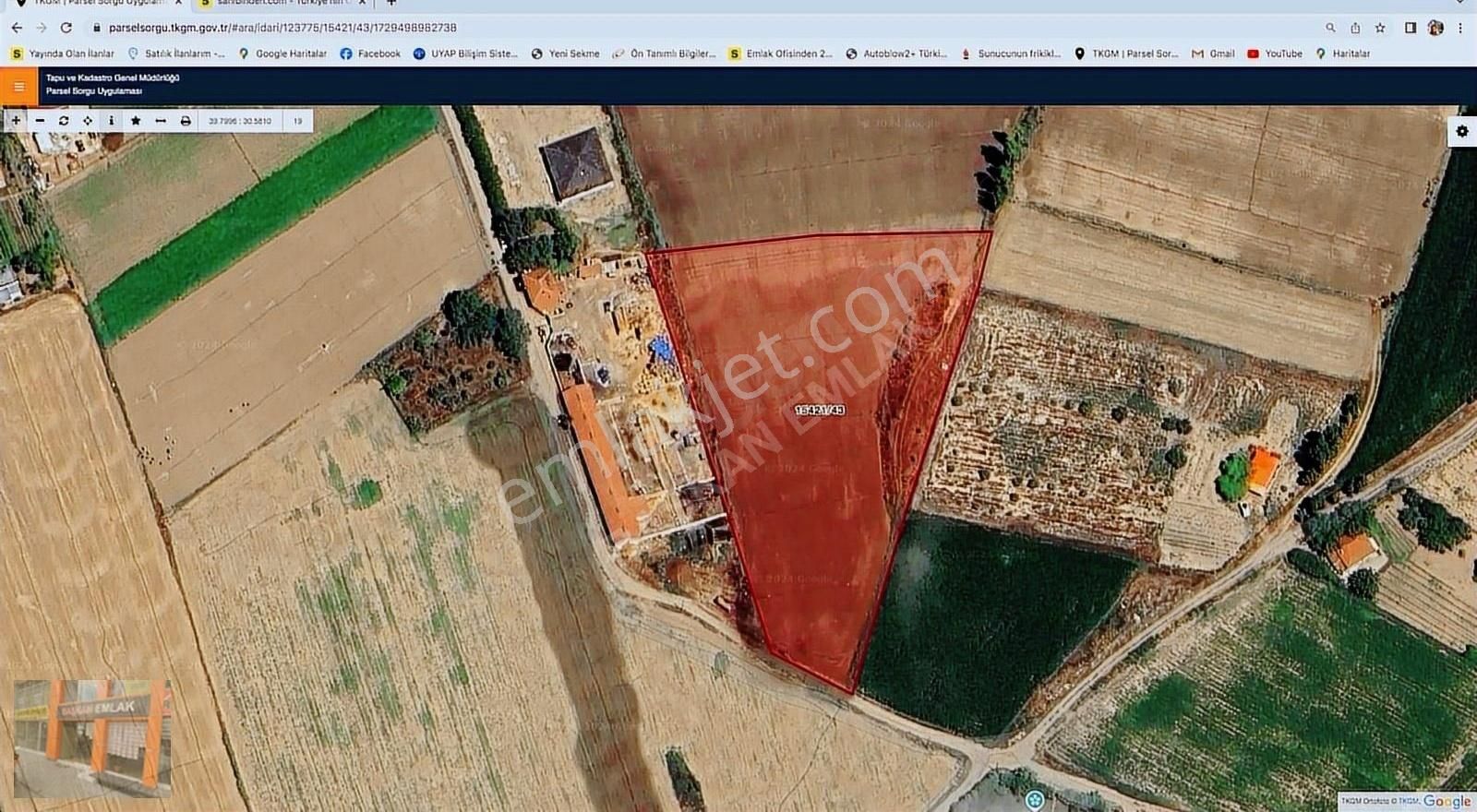 Başkan Emlaktan Satılık Fevziçakmak Mh 8.360 M2 Tarla.şehre 5 Km