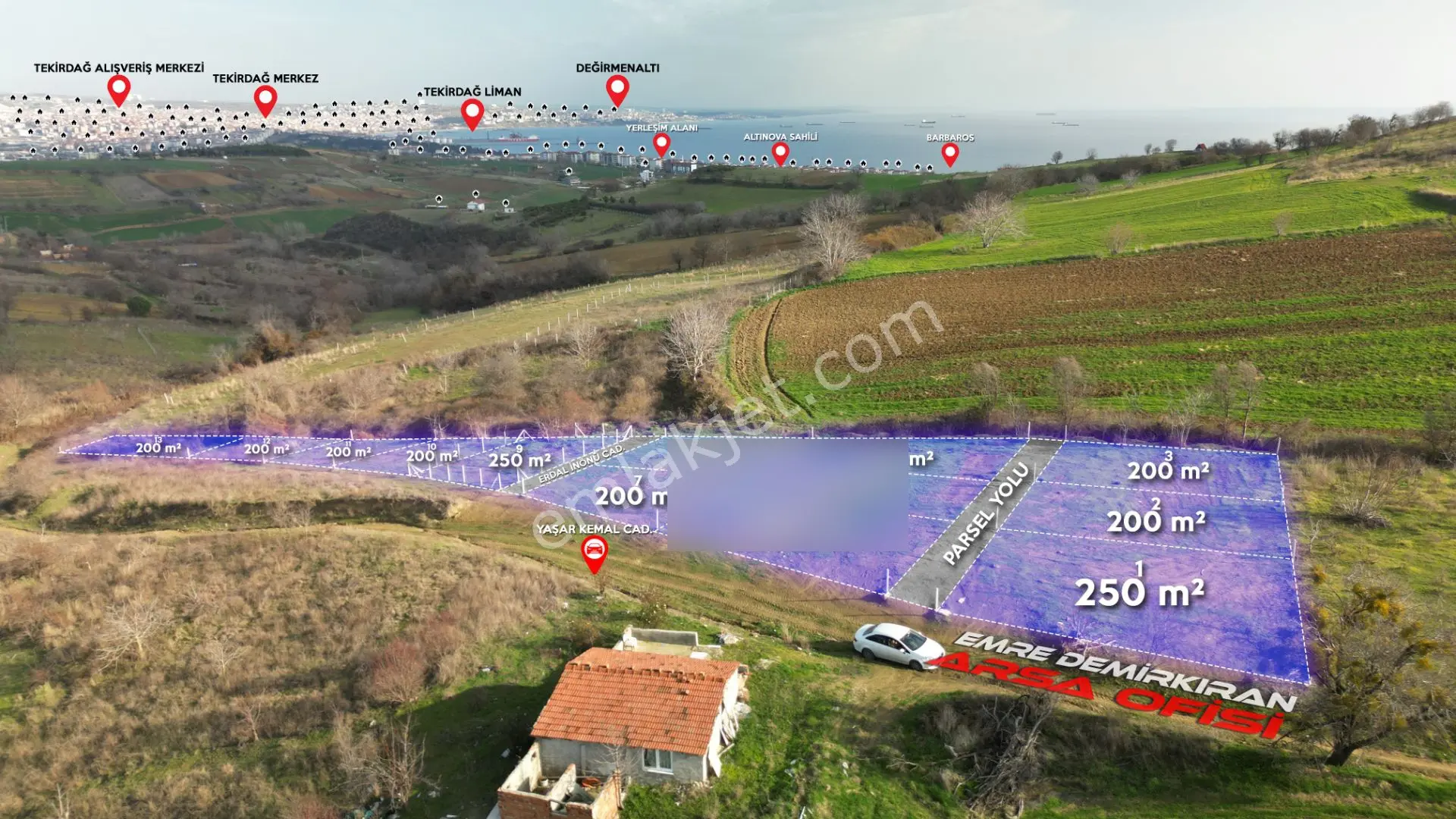 Tekirdağ Süleymanpaşa'da 200m² Satılık İmarlı Arsalar - Görsel 4