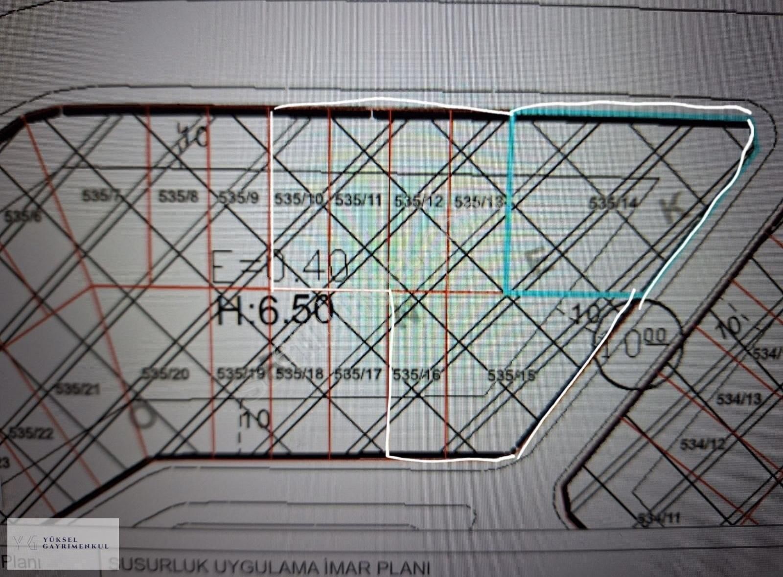 Susurluk Yeni Satılık Ticari İmarlı 20 Adet Dükkan Yeri 3148m2 Ticari İmarlı Arsa