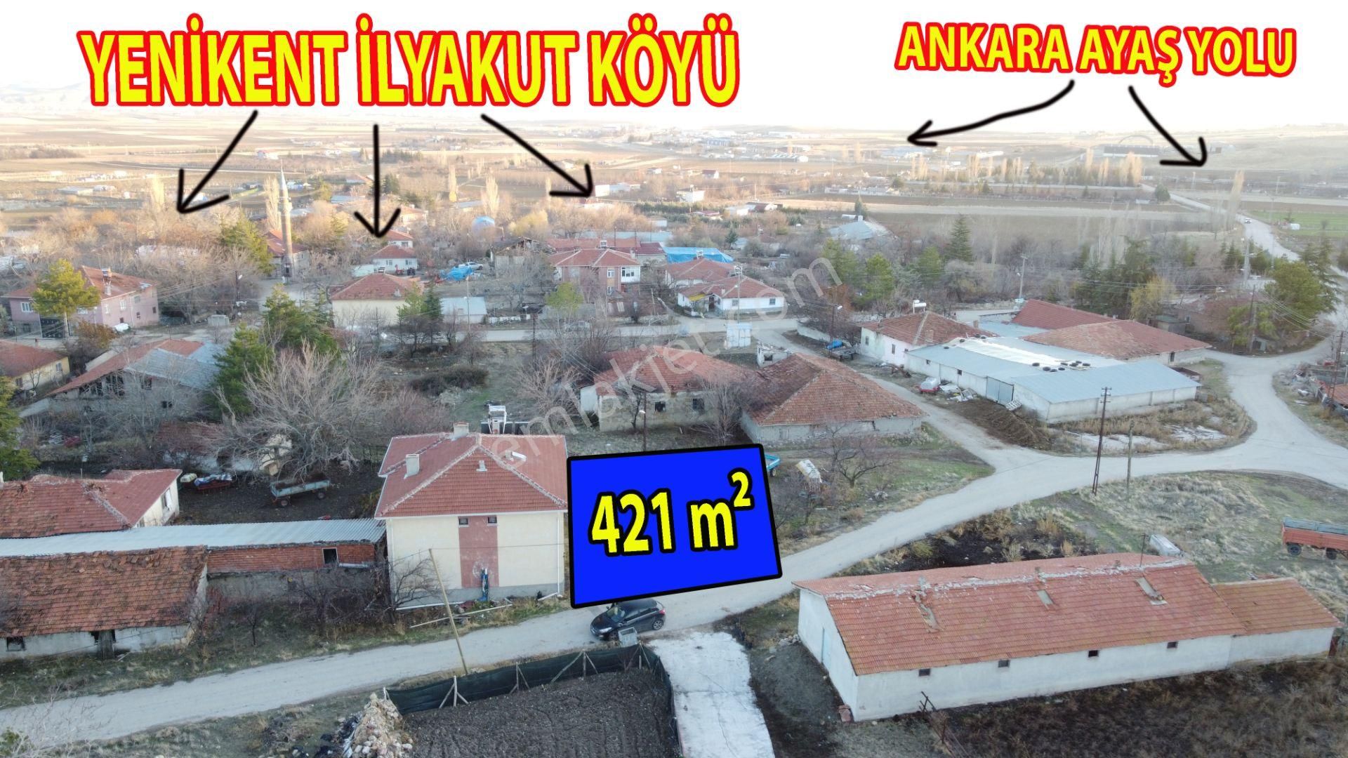 Sincan İlyakut Satılık Konut İmarlı Yenikent İlyakut'ta 421 M² 3 Kat İmarlı Satılık Arsa