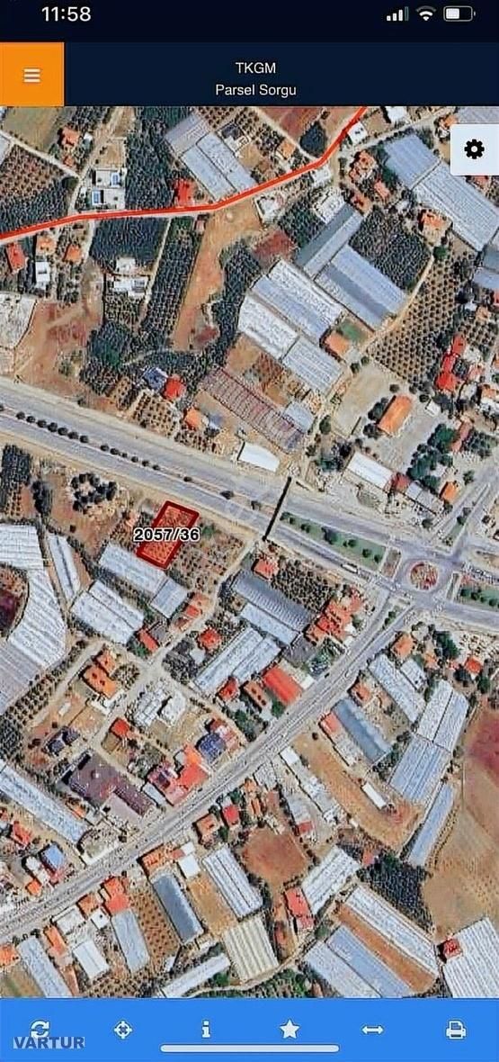 1047 Mt2 Çevre Yoluna Cephe Kiralık Tarla