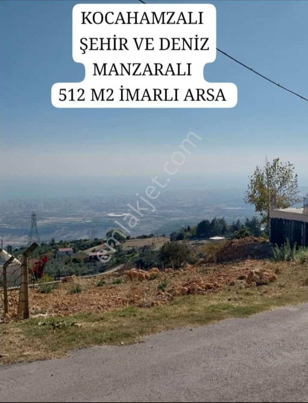 Yenişehir Kocahamzalı Satılık Konut İmarlı 🦅 Satılık Full Mersin Manzaralı 512 M2 İmarlı Arsa Yenişehir Tokinin Yanında ‼️