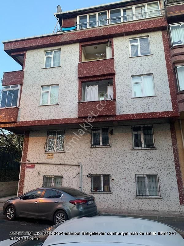 Bahçelievler Cumhuriyet Satılık Daire İstanbul Bahçelievler Cumhuriyet Mah De Satılık 85m² 2+1- Bahçe Kat Daire