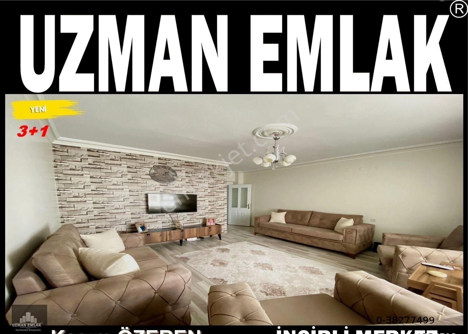 Keçiören İncirli Satılık Daire Uzman Emlak'dan İncirli Mh'de Full Yapılı Kot 1'de 3+1 Daire