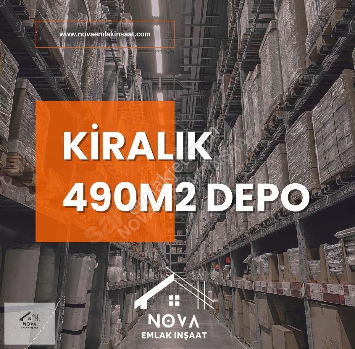 Kepez Altınova Sinan Kiralık Depo Nova Emlaktan Kiralık 490m2 Depo