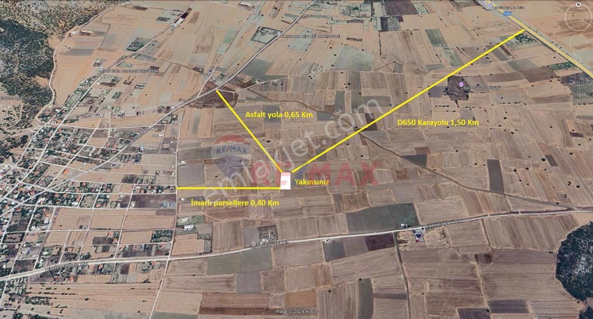 Döşemealtı Bademağacı Satılık Tarla Döşemealtı Bademağacı Nda Geleceğe Yatırım Satılık 3.465 M² Tarla!!!