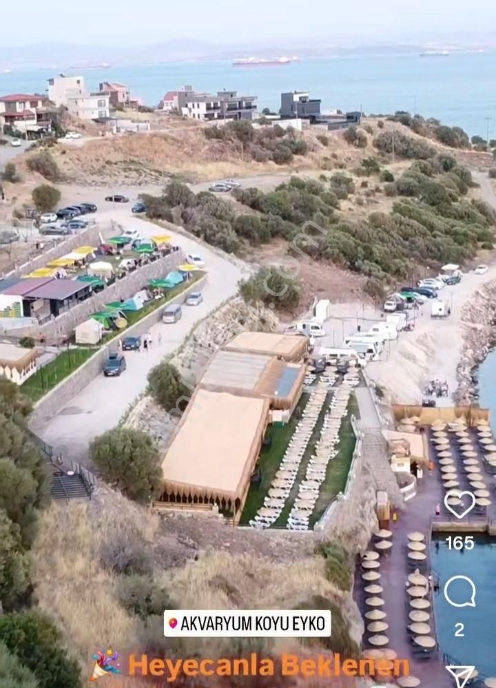 Çandarlı Eyko Sitesinde Satılık Villa İmarlı Arsası - Görsel 2