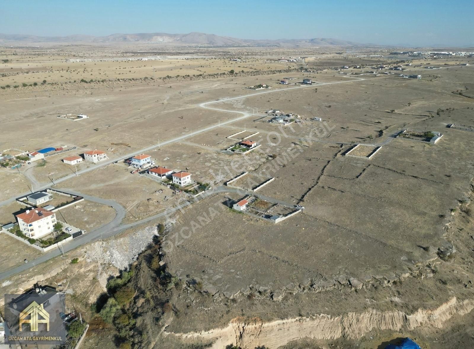 Melikgazi Mimarsinan Satılık Villa İmarlı Özcan Ata'dan Mimarsinan Kayapulda Manzaralı Villa Parseli