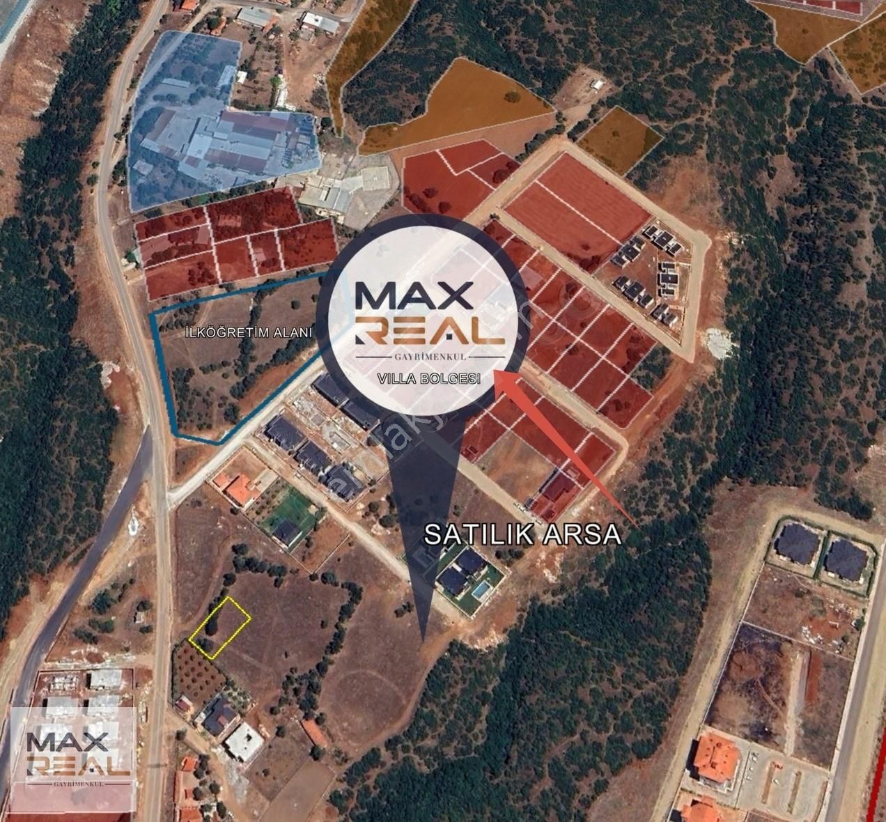 Merkezefendi Saruhan Satılık Konut İmarlı Max Real'den Saruhan Villalar Bölgesinde Fırsat Arsa